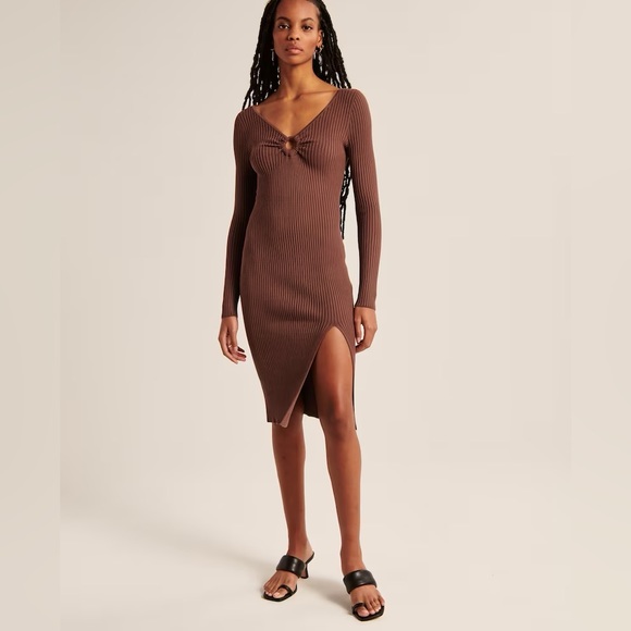 Long sleeve sweater dress, Abercrombie, S - Picture 1 of 5
